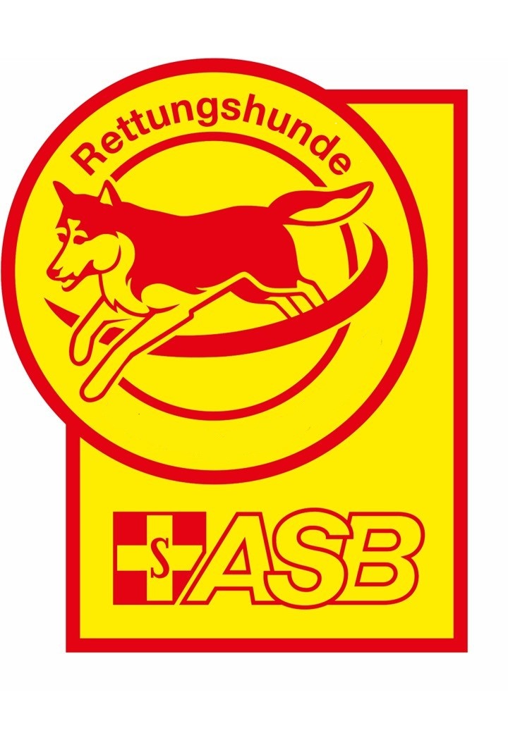 Logo ASB Rettungshunde gelb rot